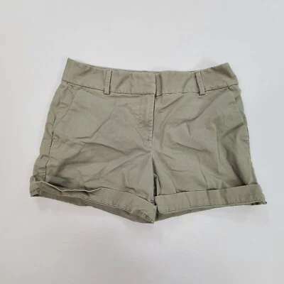 Pantalones Cortos Ann Taylor Loft Para Mujer Talla 8 Verde Chino Pantalones Cortos Aire Libre Damas Foto 1 de 4