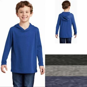 District ® Youth Perfect Tri ® Long Sleeve Kids Hoodie DT139Y Sizes XS-XL - Picture 1 of 30