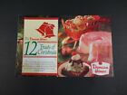  Rare brochure de recette de Noël vintage The Duncan Hines 12 friandises