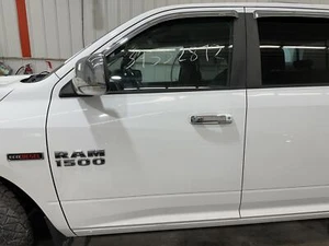 09-23 DODGE RAM 1500 CREW CAB DRIVER LEFT FRONT DOOR BRIGHT WHITE PW7 - Picture 1 of 6