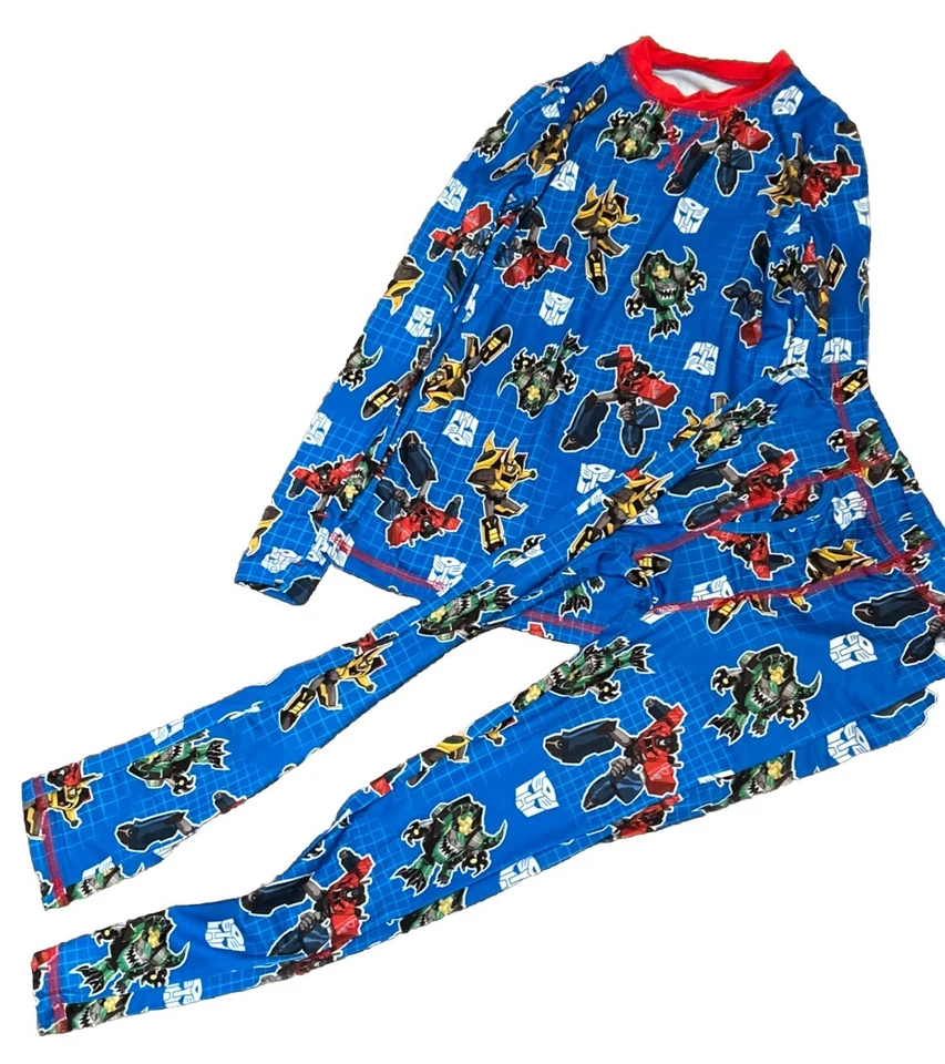 Juego de pijama robot Komar para niños, azul, pequeño Foto 1 de 3