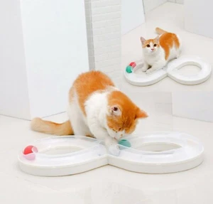 Cat Training Track Toy With Balls Combined Plastic Tunnel Game Interactive  - Picture 1 of 14