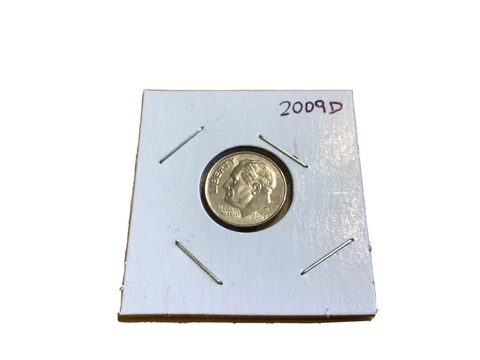 2009 D Roosevelt Dime • BU • Low Mintage, Hard To Find Cover