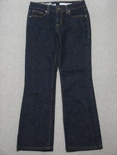 RG01412 **DKNY** SOHO BOOT CUT WOMENS JEANS sz6S DARK BLUE