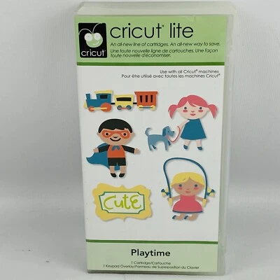Cricut Lite Playtime #2000549 卡带 Provo Craft 50 张图片完整 2010 — 第 1/4 张图片