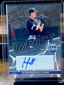 2023 Elite Extra Edition Baseball IMPACT IMPRESSIONS AUTO PEYTON PALLETTE - Picture 1 of 3