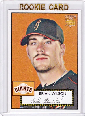 BRIAN WILSON ROOKIE CARD 2006 Topps 52' Style RC Baseball Giants Dodgers BEARD! - Image 1 of 2