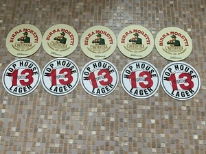 5 NEW - BIRRA MORETTI BEER MATS PLUS 5 GUINESS HOP HOUSE 13 BEERMATS - Picture 1 of 2