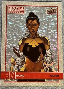 2021-2022 Upper Deck Marvel Annual 🔥 ECHO SILVER SPARKLE PARALLEL 🔥 - Picture 1 of 2