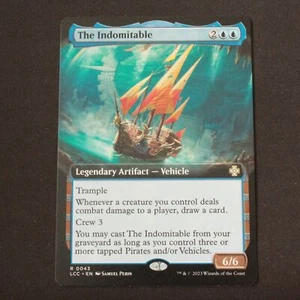 The Indomable Extended Art Magic The Gathering Commander Lost Caverns of Ixalan LCC 43 casi nuevo - Imagen 1 de 2