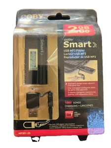 ⭐⭐Brand New Vintage Coby MP301 Black ( 2 GB ) Digital Media Player New Sealed⭐⭐ - Picture 1 of 3
