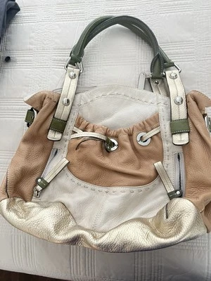 Excellent never used  B. Makowsky Leather Multi color Trim Hobo Bag - Image 1 of 4