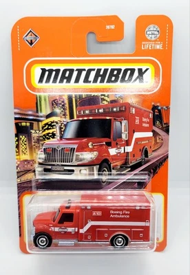 Игрушка пожарная скорая помощь Matchbox 2024 MBX Metro International Terrastar красная Boeing  - Изображение 1 из 4