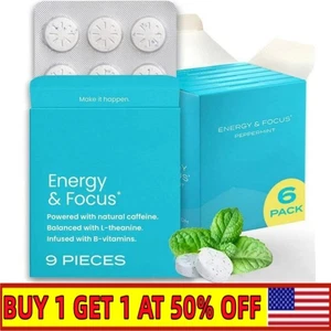 NeuroGum Energy Mints Zuckerfrei mit L-Theanin natürliches Vitamin B - Bild 1 von 13