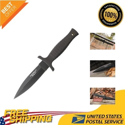 Lightweight 9-Inch Tactical Knife with 4.7-Inch Spear Point Blade and Sheath - Image 1 of 4