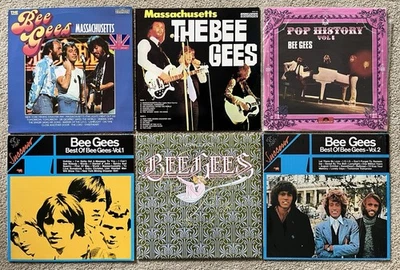 BEE GEES - Import LP Lot x6 - Best of: MAIN COURSE Pop History - Vinyl * EX - Image 1 of 4