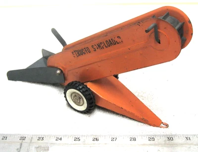 CARGADOR DE ARENA DE ACERO PRENSADO PARA CAMIÓN ESTRUCTURA DE COLECCIÓN JUGUETE DE CONSTRUCCIÓN Foto 1 de 4