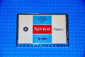VICTOR/JVC NIVICO C-90 TYPE I BLANK CASSETTE TAPE (1) (USED) - Picture 1 of 4