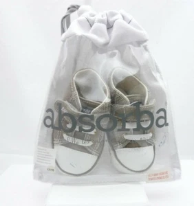 Absorba paire de basket bébé garçon taupe taille 17- 18 dans son sac - Picture 1 of 3
