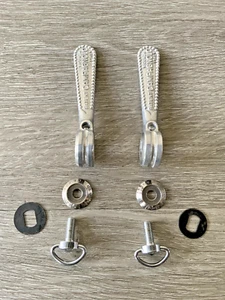 CAMPAGNOLO RECORD DOWN-TUBE SHIFTERS BRAZE-ON FRICTION NOS FOR PARTS NO WASHERS - Picture 1 of 3