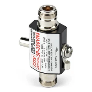Lightning surge protector 2 x 'N' type 50 Ohms DC-1000MHz 400 Watts - Picture 1 of 4