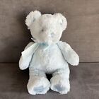 Bearington Baby Plush Bear Collection Baby’s First Bear Blue With Bow 14” Soft