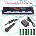 54 Key Digital Music Piano Keyboard Portable Musical Instrument W/ Microphone Us