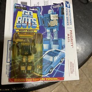 Vintage Tonka Go Bots Stallion Carded New in Box discolored faded