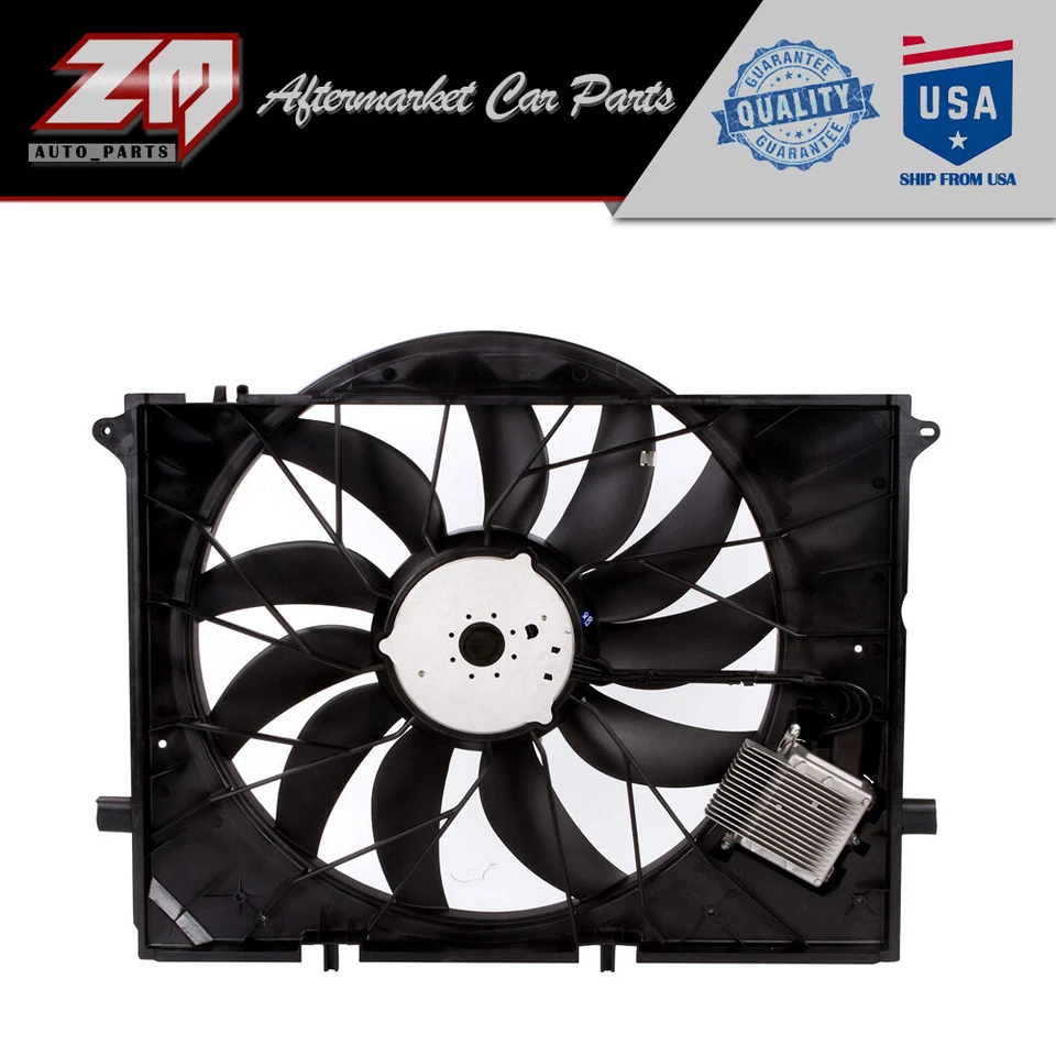 Conjunto de ventilador de refrigeración del motor para condensador de radiador Mercedes-Benz 2205000193 Foto 1 de 4