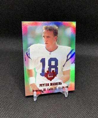 2000 Collector’s Edge Peyton Manning “DESTINY” /25 RUBY RED SSP No. PM 12 🐐 - Image 1 of 4