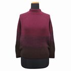 Dior Christian Women's High Neck Dolman Knit Sweater Cut and Sewn Long Used