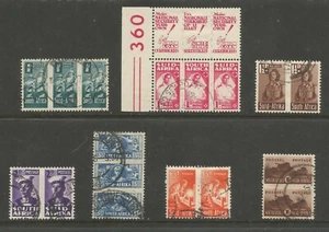 JUEGO DE PERÍODO GVI SUDAFRICA 1942-4 (NO 4d) GATO USADO FINO £32 - Imagen 1 de 2