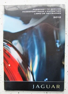 12 Jaguar XJ XK XF 2012 manual del propietario pasaporte al servicio envío gratuito Foto 1 de 3
