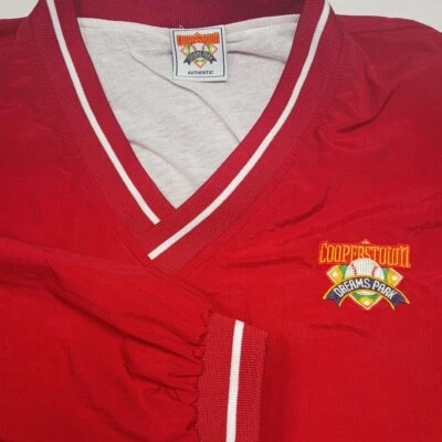Chaqueta cortavientos suéter de béisbol vintage Cooperstown Dreams Park para hombre XL Foto 1 de 4