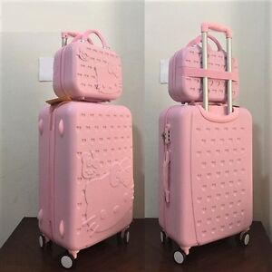 Hello Kitty 20" Trolley High Quality ABS Suitcase Luggage Travel Set-5 Colors
