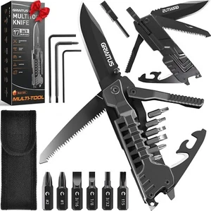 "Cuchillas De Bolsillo Super Combo Navaja Tactica Para Trabajo Knife 17'' NUEVO - Picture 1 of 7