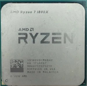 AMD Ryzen 7 1800X 3.6 GHz 8-Core 16MB Socket AM4 95W R7 1800X CPU processor - Picture 1 of 1
