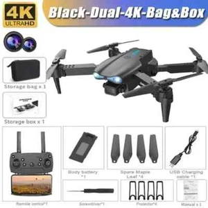 2025 Drone RC Drones Pro 4k HD Camera GPS Wi-Fi Quadcopter Foldable Free Gifts - Picture 1 of 8