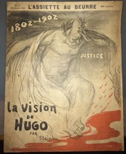 STEINLEIN .LA VISION DE HUGO 1802-1902. JUSTICE ,1902. - Picture 1 of 9