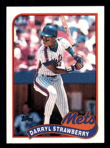 1989 Topps Doubleheader All-Stars #NNO Darryl Strawberry EX