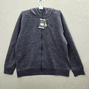 Gerry Men Sweatshirt 3XL Gray Hoodie Logo Pockets Full Zip Long Sleeve NWT - Picture 1 of 13