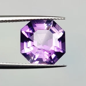 5.40 Ct Natural Purple Amethyst Asscher Cut - 8385 - Picture 1 of 2