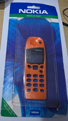 Nuevo Original Nokia 5110 Funda Fascia Frontal Carcasa Naranja Foto 1 de 2