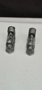 Pewter Two (2) Trains 1" - Picture 1 of 15