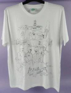 The Beatles Yellow Submarine Sketch/Drawings T Shirt, Apple Corps.2012 - Imagen 1 de 1
