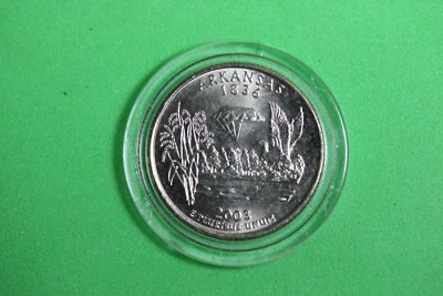 2003 - P  Mint - Arkansas State Quarter P00355 - Image 1 of 2