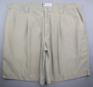 Pantalones cortos chinos de poliéster Columbia GRT para hombre 9 pulgadas verdes talla 42 - Imagen 1 de 10