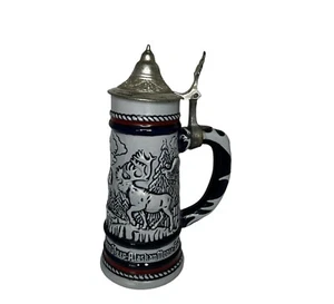 Vintage 1976 Wildlife Beer Stein Handcrafted in Brazil, Avon Exclusive - Picture 1 of 8