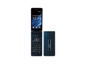 SHARP SH-02L BLACK AQUOS KEITAI JAPAN ANDROID FLIP PHONE UNLOCKED NEW JAPAN - Picture 1 of 5