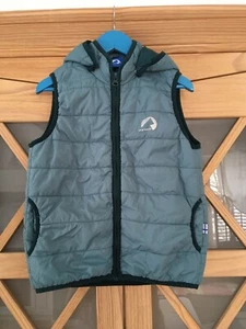 Finkid Kinder Weste Steppweste Vanuli Gr 120/130 7-8 Jahre mint Zipp Tasche Pasp - Bild 1 von 8